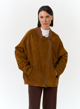 Женская куртка из натуральной замши