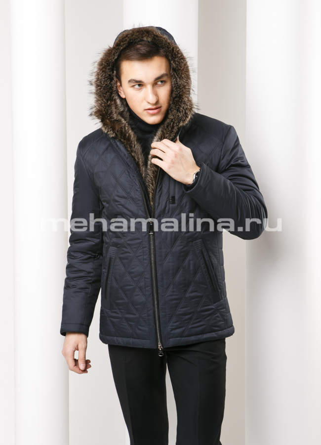Зимняя стеганная куртка модель № KM-26 в кредит