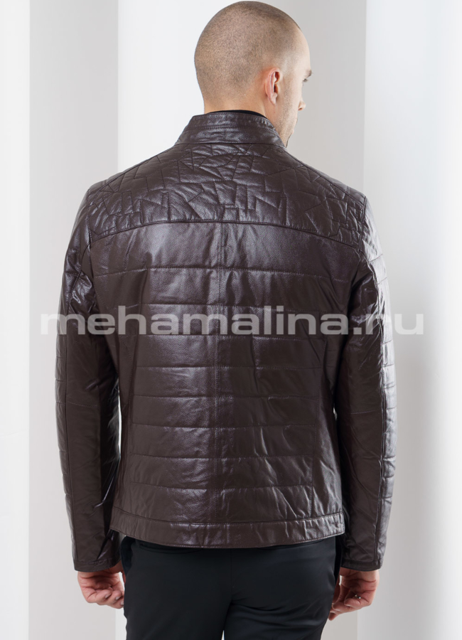 Кожаная куртка модель № KP-158 в кредит