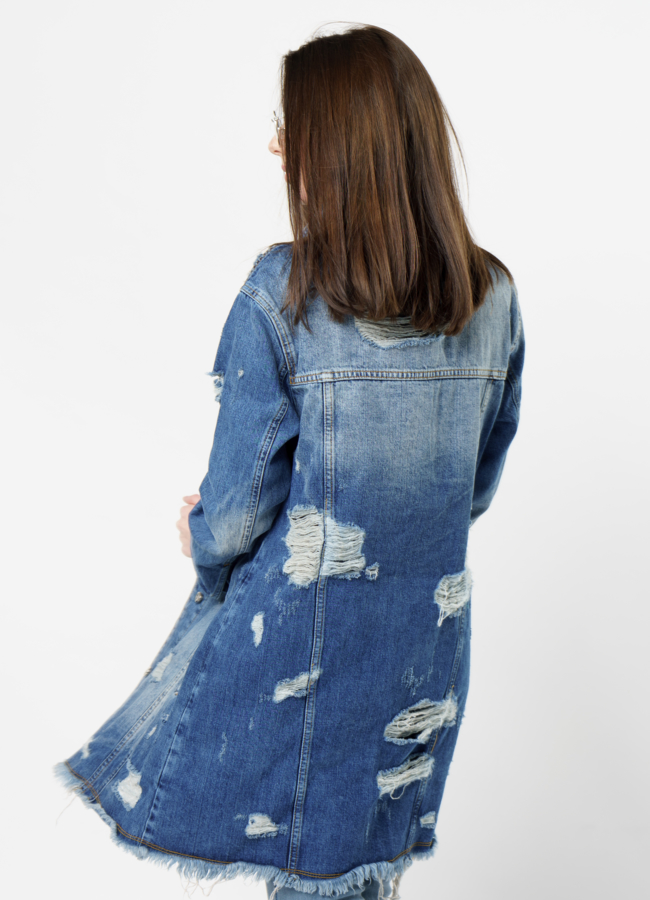 Куртка джинсовая  модель № 323 универмаг малина