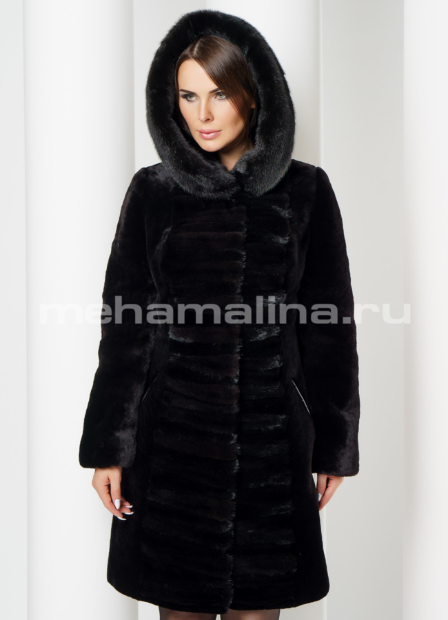 фото Шуба из мутона модель № S-607