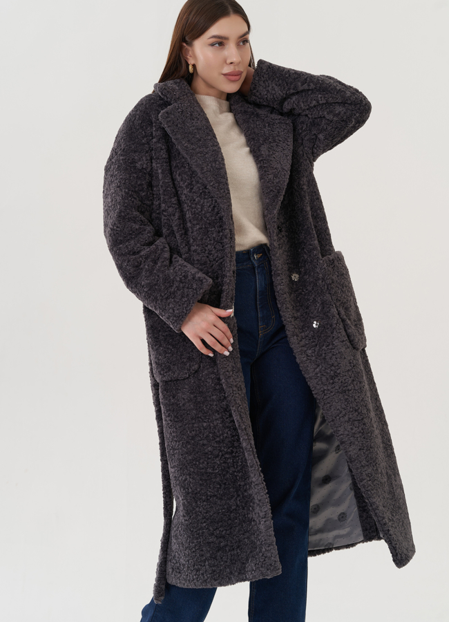 Пальто женское с английским воротником  модель № 25948 в рассрочку