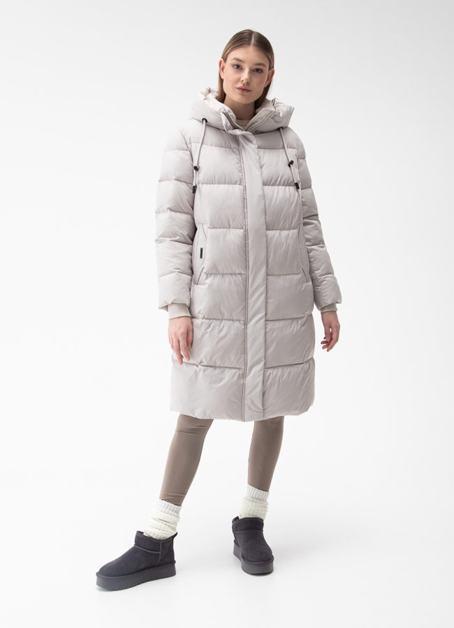 фото Женский пуховик с капюшоном  модель № 28408 фото Женский пуховик с капюшоном  модель № 28408