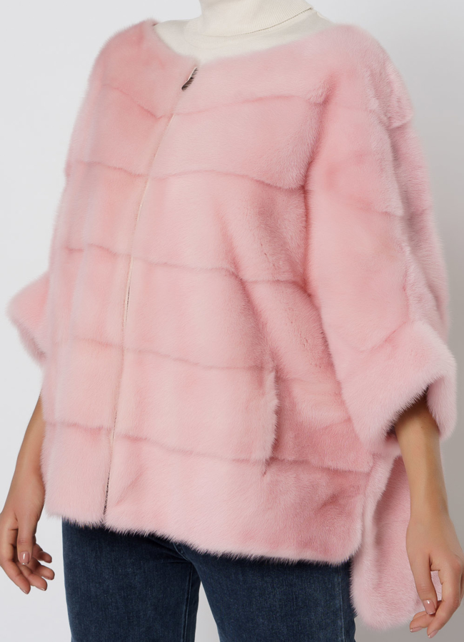 Свитер из норки на молнии модель № 1209 в рассрочку