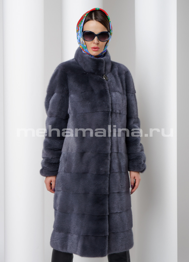 Шуба из скандинавской норки  модель № S-511 универмаг малина