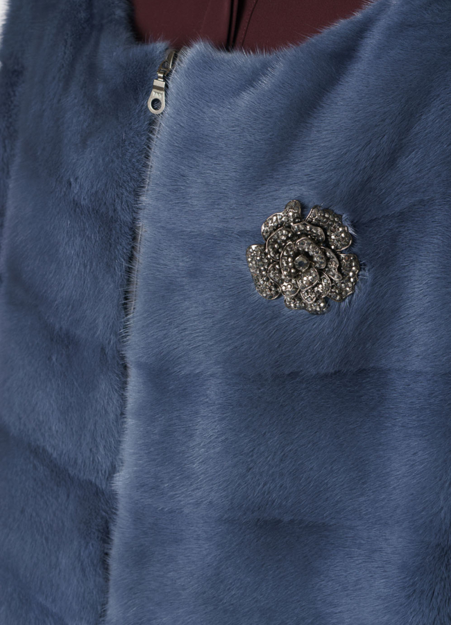 Куртка из норки трансформер модель № S-870 в рассрочку