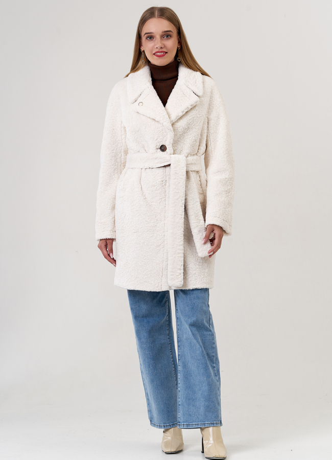 фото Полупальто с английским воротником модель № 21499