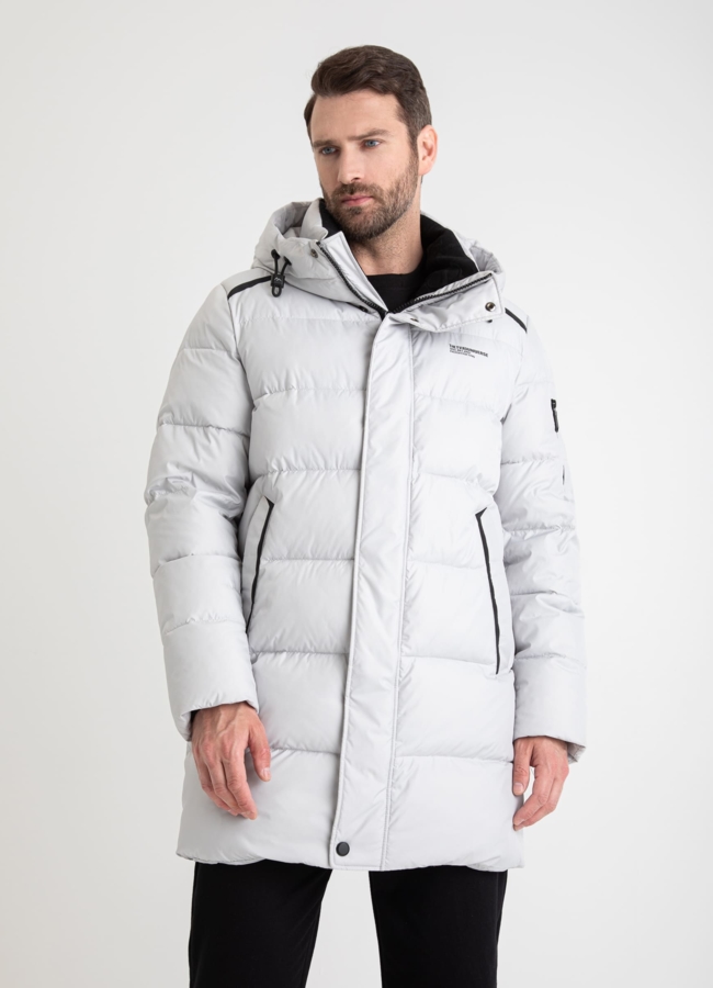фото Пуховик мужской с капюшоном  модель № 25904