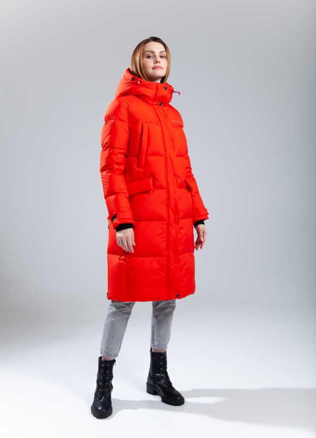 Пуховик женский модель № 312 в кредит
