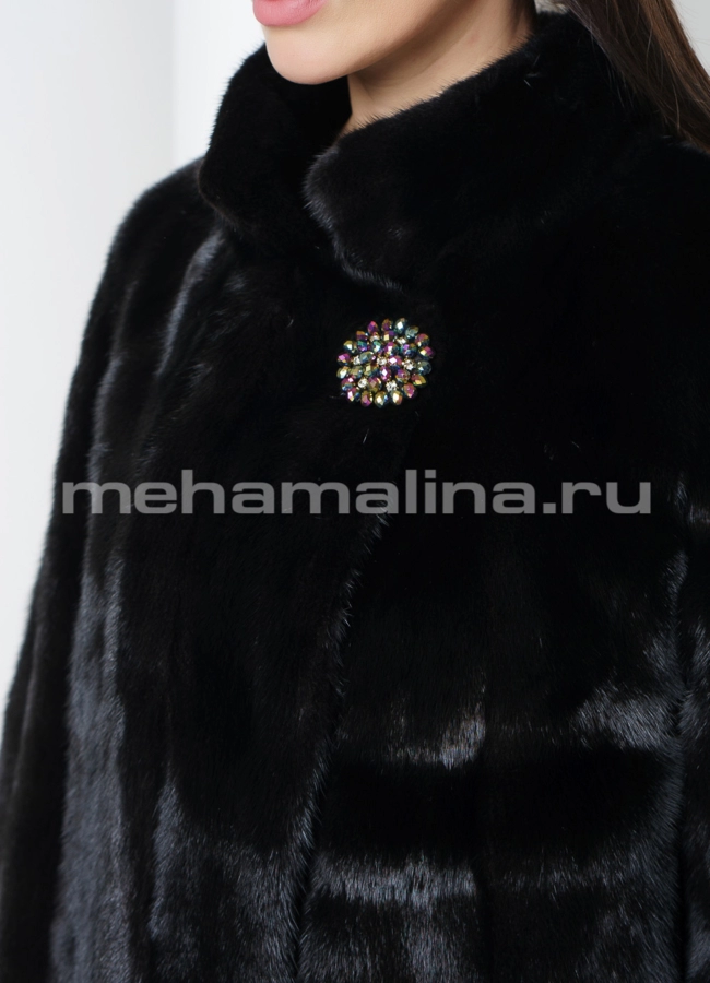 Шуба из норки модель № S-706 универмаг малина