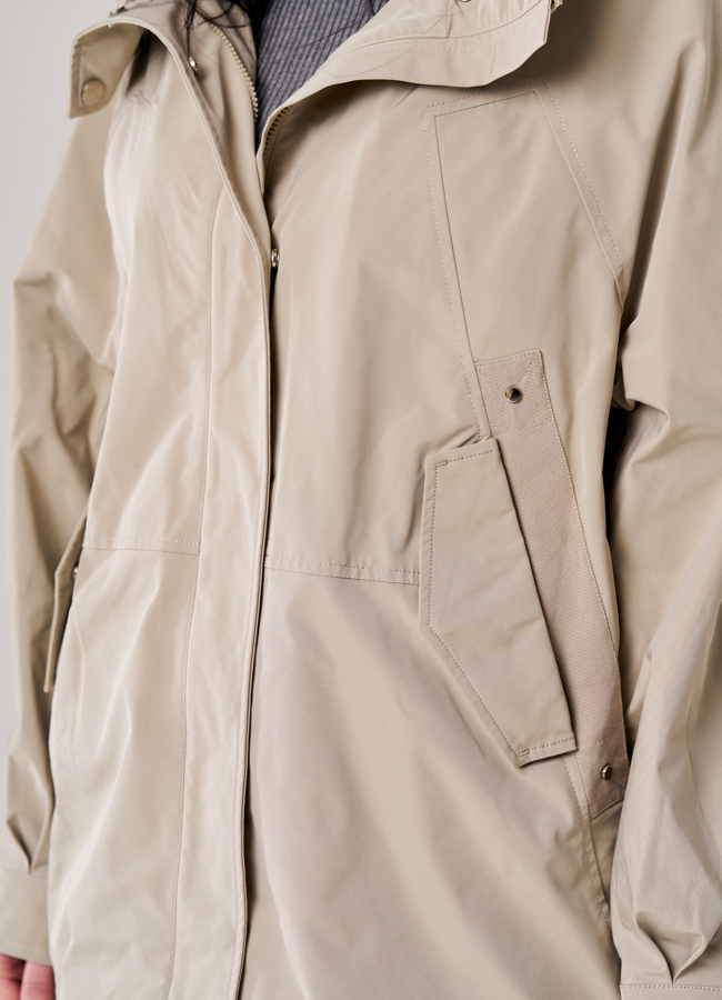 Ветровка женская бежевого цвета модель № T4F W9638 универмаг малина