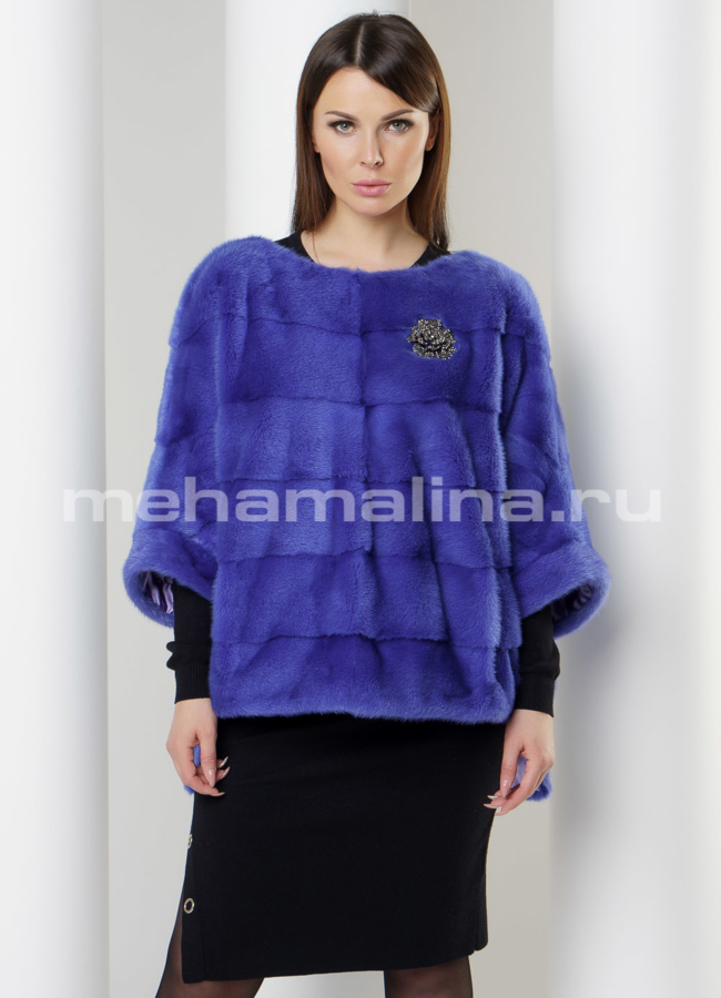Худи из норки модель № S-585 в кредит