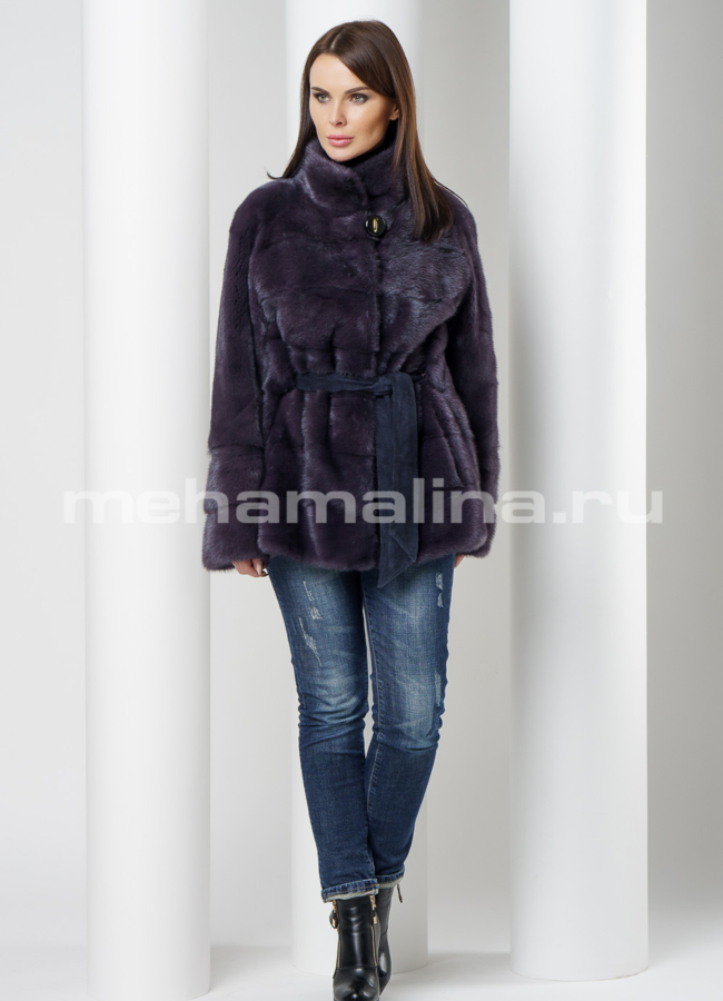 Шуба из норки модель № S-565 в рассрочку