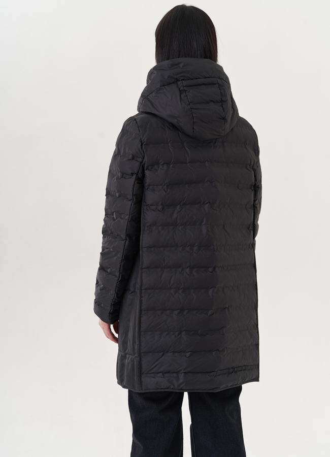 Полупальто с капюшоном модель № 26872 универмаг малина