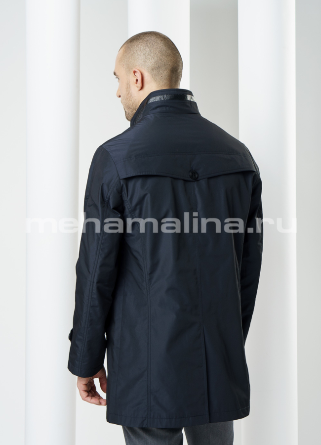 Куртка на пуговицах, удлиненная модель № KP-101 универмаг малина