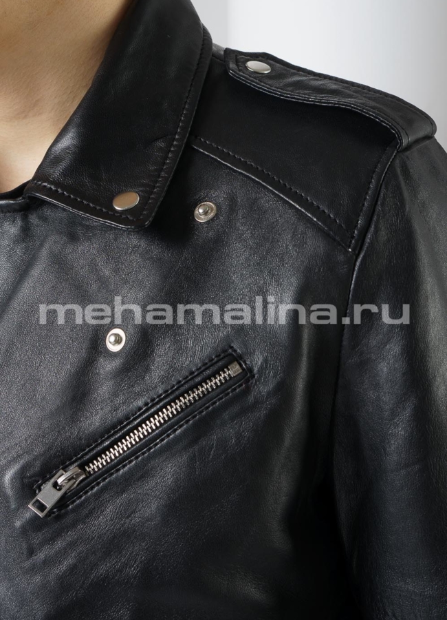 Мужская куртка-косуха из натуральной кожи модель № 010 в рассрочку