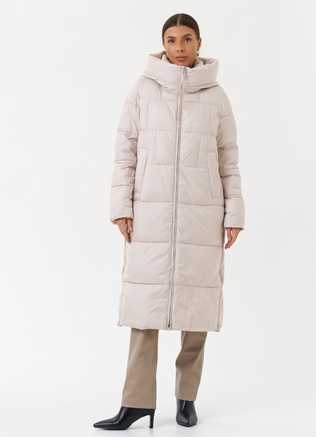 Женский пуховик с капюшоном модель № 28508 в кредит