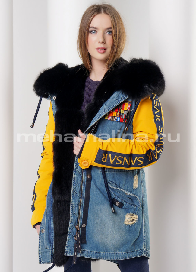 Парка Malina siberian wear модель № П-276 меха малина