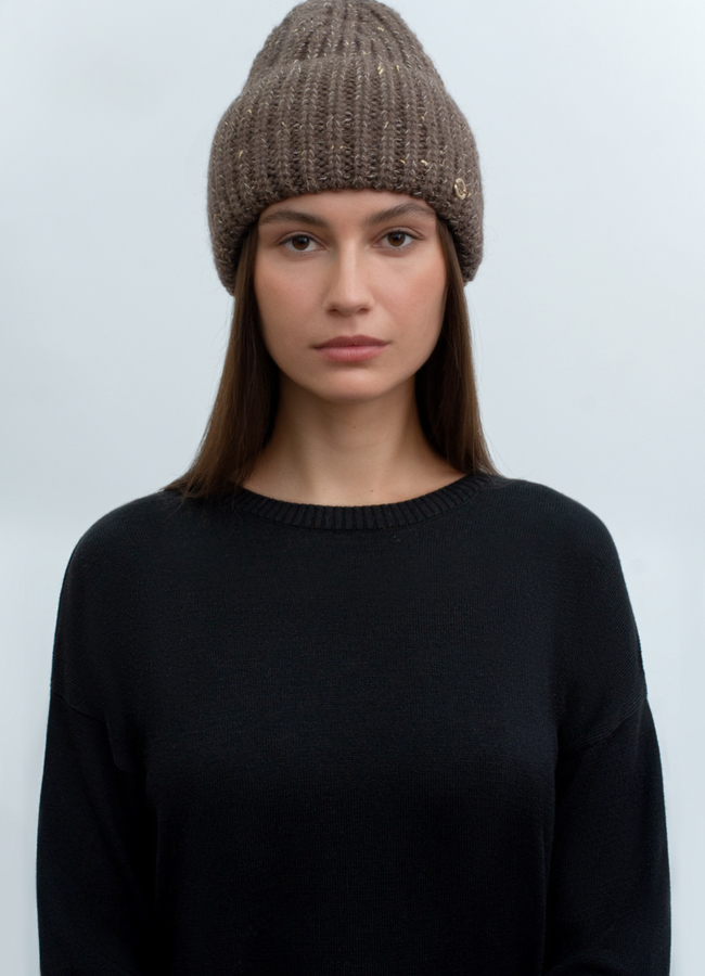 Шапка женская Marhatter  модель № 12159/2 меха малина