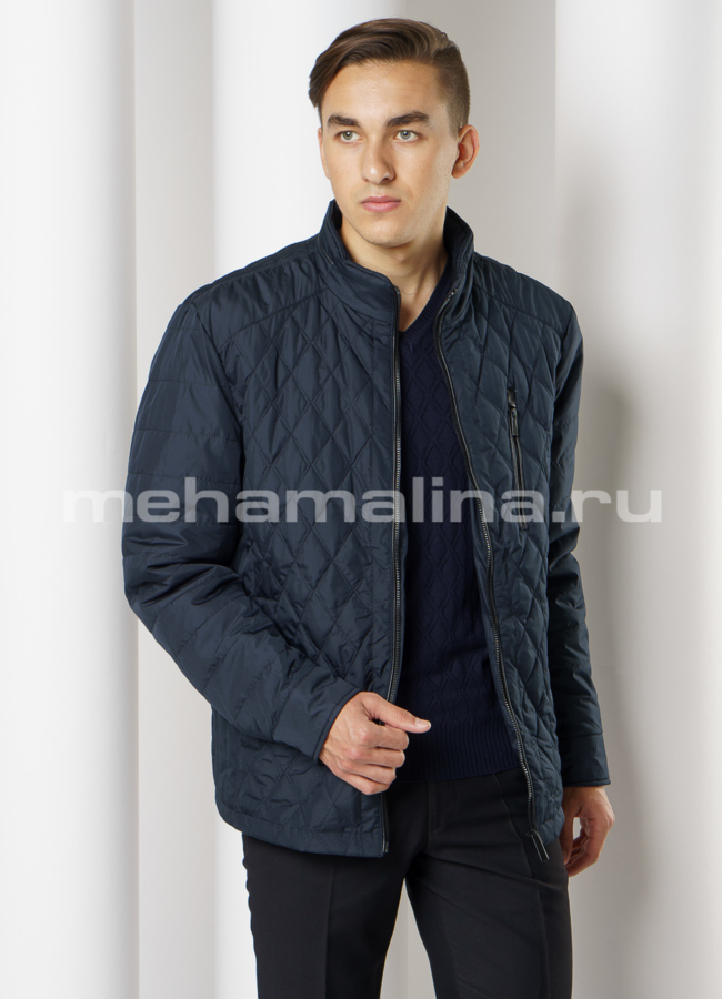 Куртка стеганая воротник стойка модель № 1903 универмаг малина