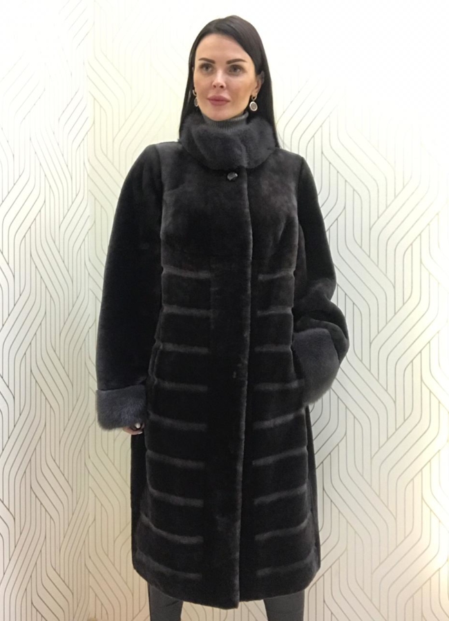 фото Шуба из мутона модель № Р-83