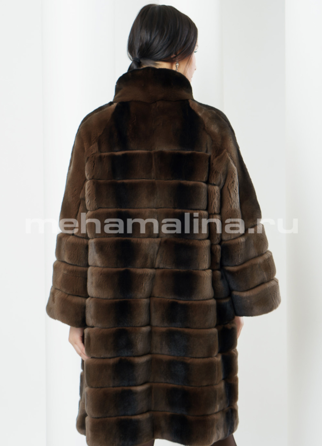 Шуба из кролика рекс модель № S-369 в кредит