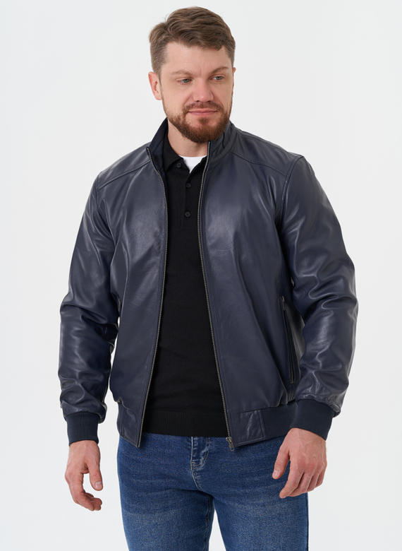 Мужская кожаная куртка 