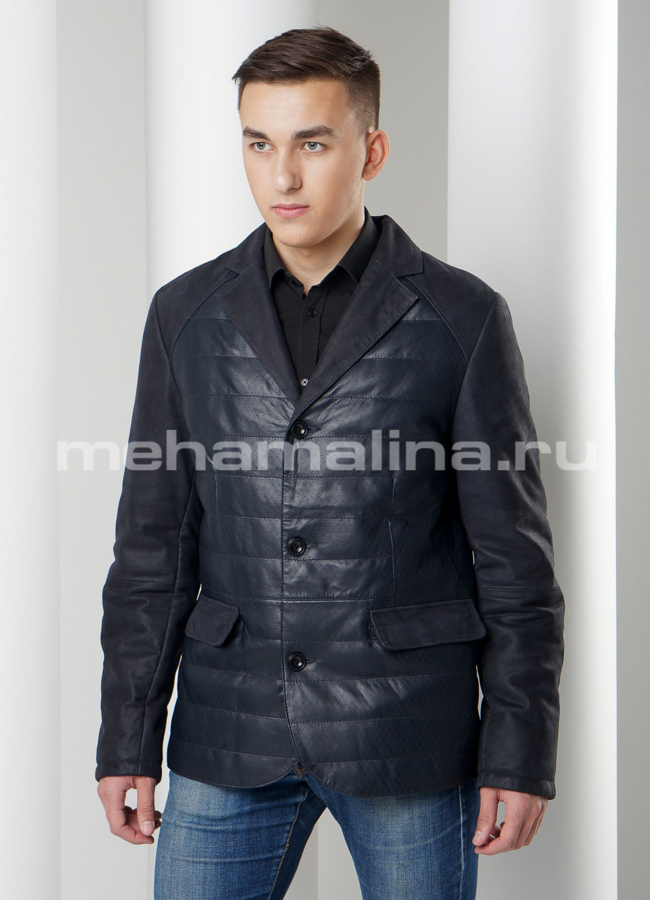 Куртка  модель № KP-185 меха малина