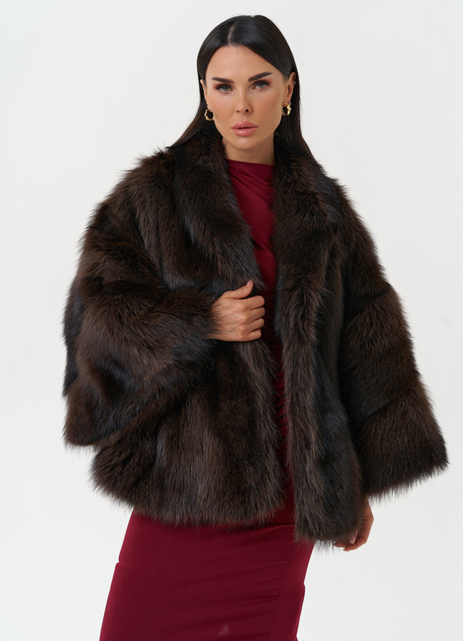 Женская шуба из меха канадского енота модель № 31086 в кредит Женская шуба из меха канадского енота модель № 31086 в кредит