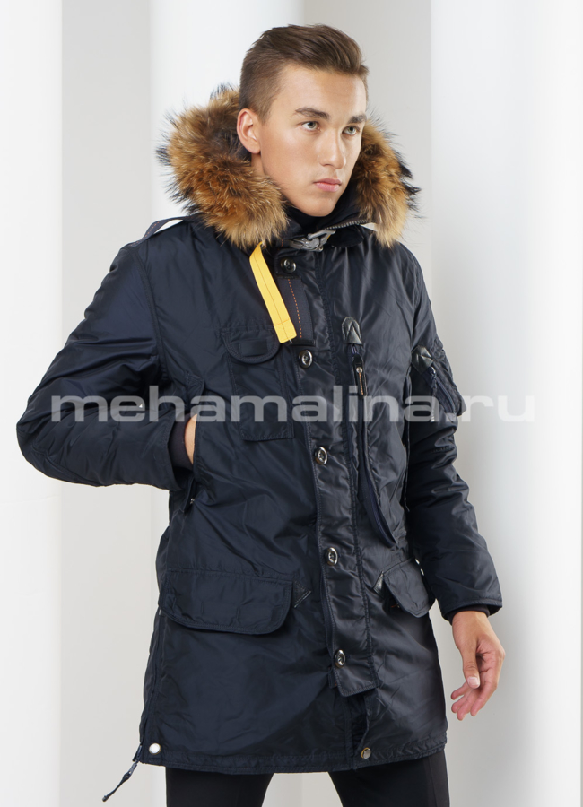 Мужская зимняя куртка модель № KM-16 универмаг малина