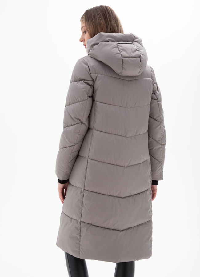 Пуховик женский с капюшоном  модель № 25511 в рассрочку