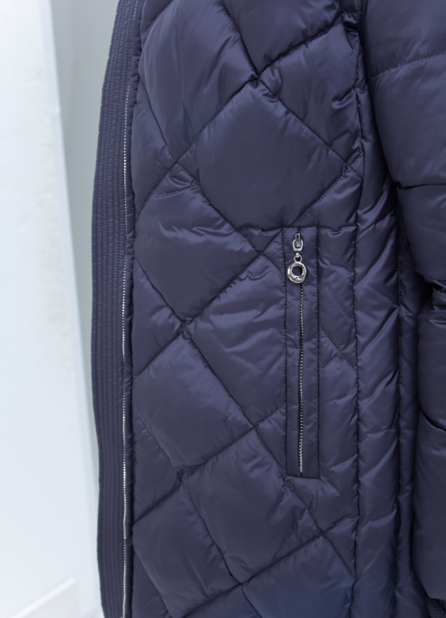 Пуховик женский на биопухе модель № П-354 в кредит