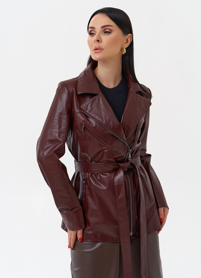 Куртка женская бордового цвета модель № 80219 универмаг малина Куртка женская бордового цвета модель № 80219 универмаг малина