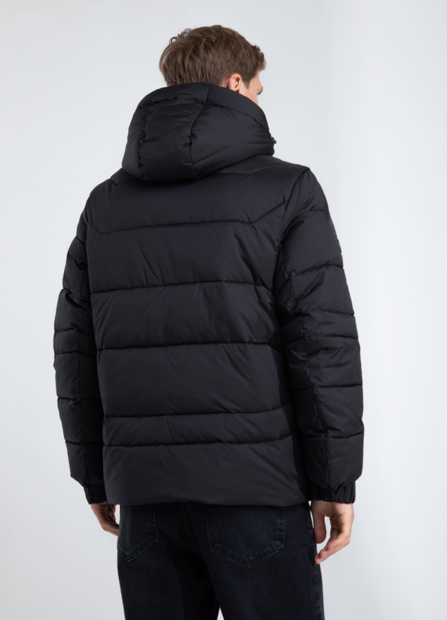 Мужской пуховик с капюшоном  модель № 25786 универмаг малина