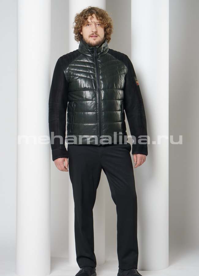 фото Куртка на молнии воротник стойка  модель № ПМ-106