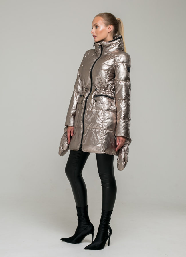 фото Бронзовый пуховик ODRI модель № П-239