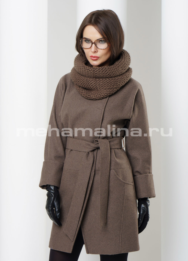 Пальто Avalon модель № BP-60 меха малина