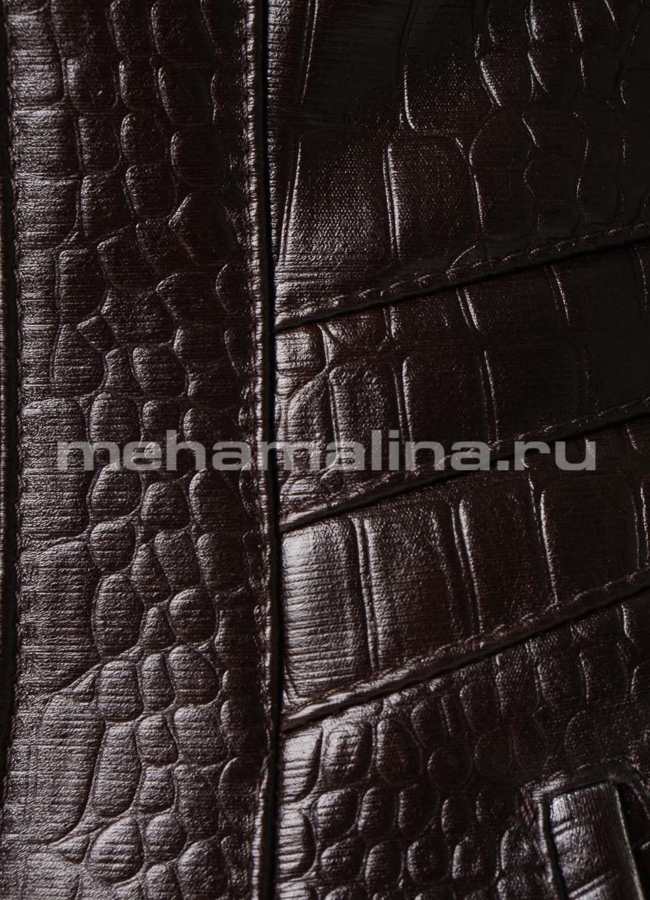 Укороченная дубленка модель № 17605 универмаг малина