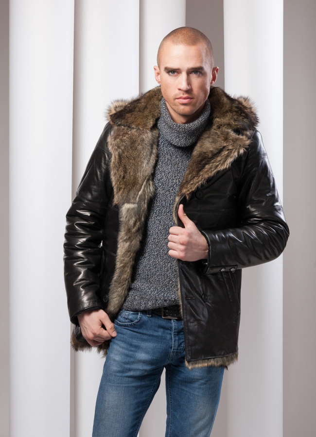 фото Дубленка мужская модель № DM-14