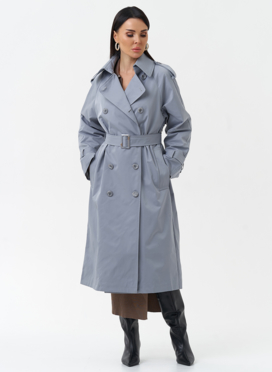Женский плащ с английским воротником