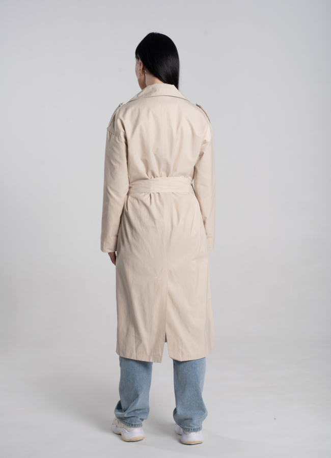 Плащ женский с английским воротником   модель № 24550 универмаг малина