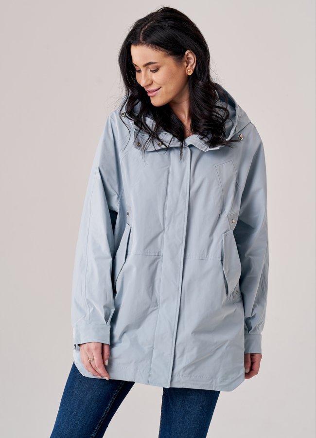 Ветровка женская голубого цвета модель № T4F W9638 универмаг малина