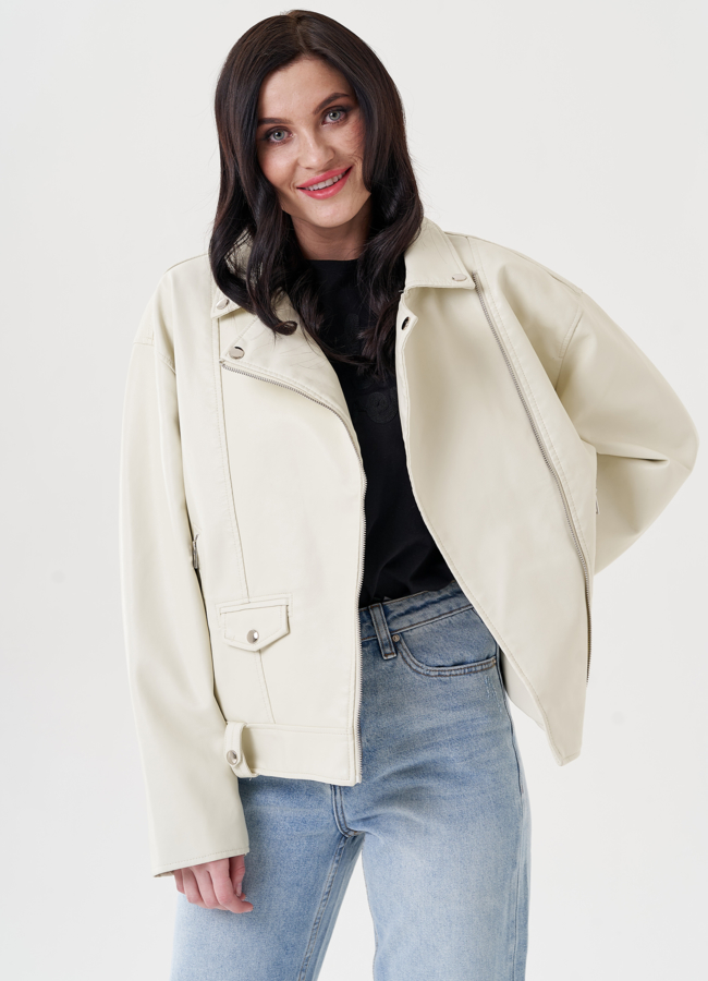 фото Женская куртка косуха из эко кожи  модель № 24451