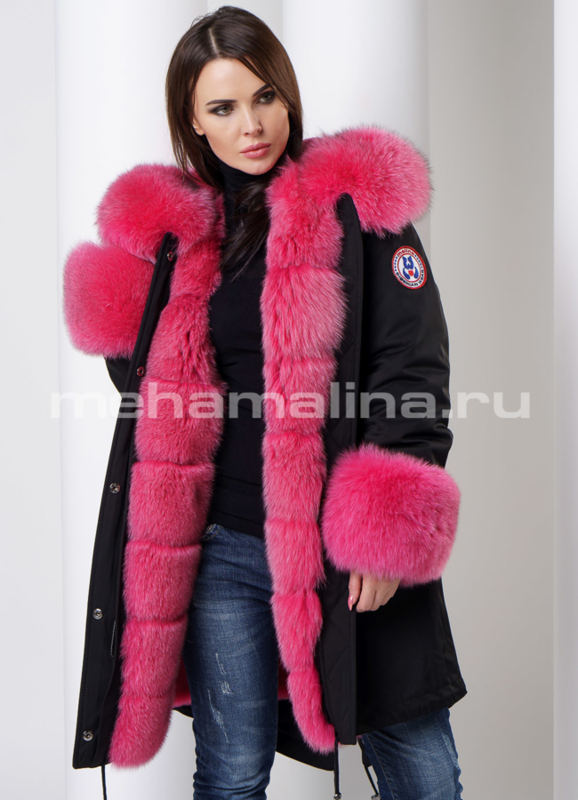 Меховая парка Malina siberian wear модель № П-164 универмаг малина
