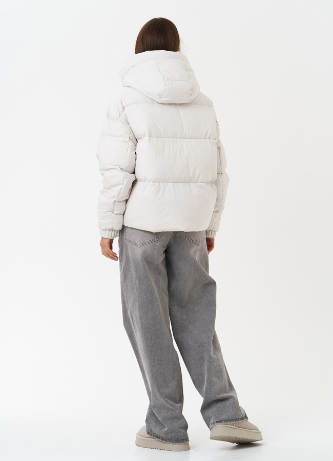 Куртка на био пухе с капюшоном модель № 28495 универмаг малина