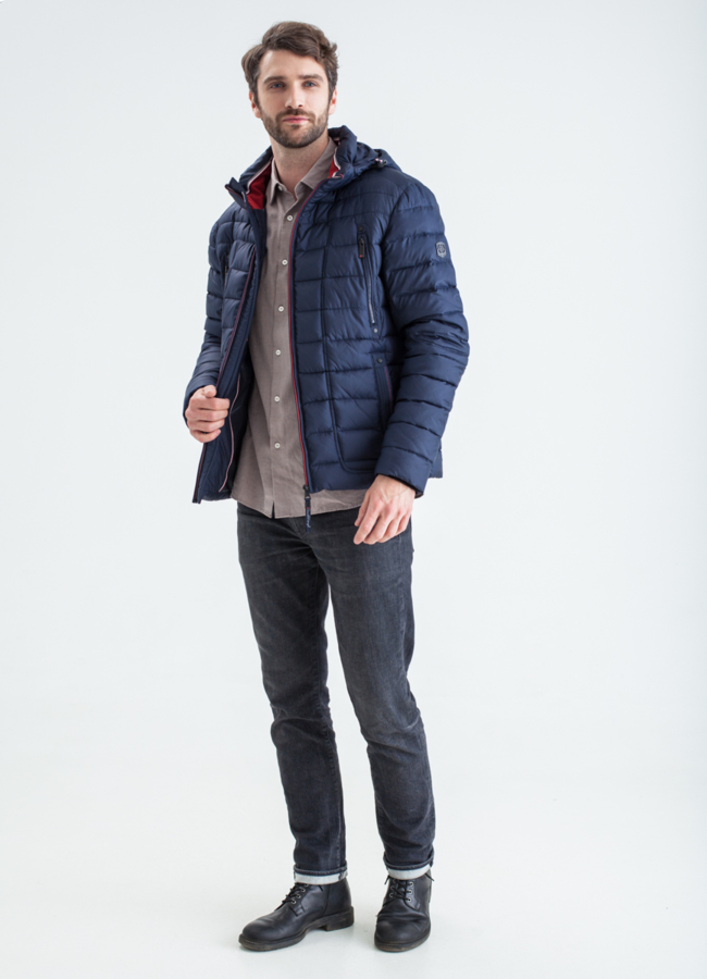 Мужская зимняя куртка модель № КМ-67 универмаг малина