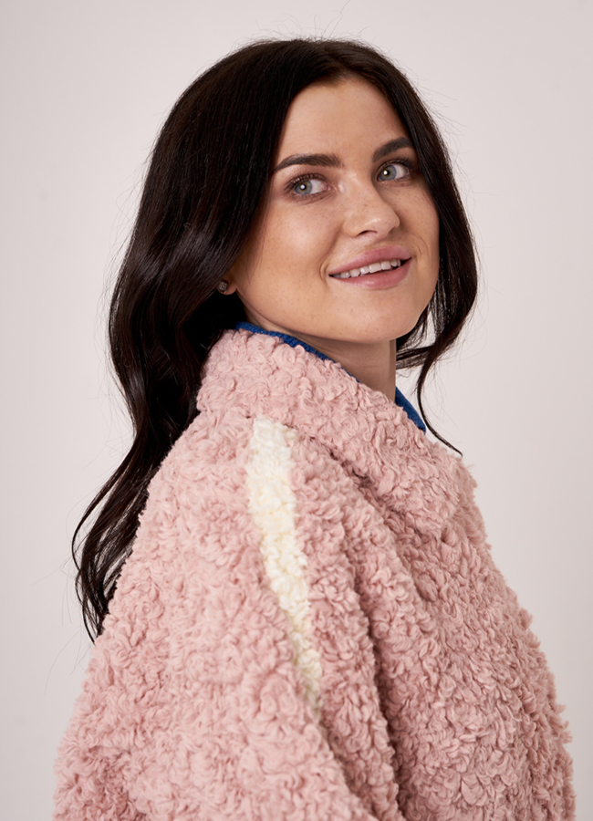 Пальто из шерсти на пуговицах  модель № 10223 универмаг малина