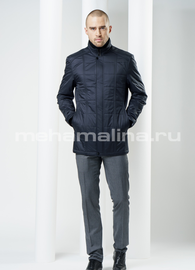 Куртка мужская, удлиненная модель № KP-100 в рассрочку