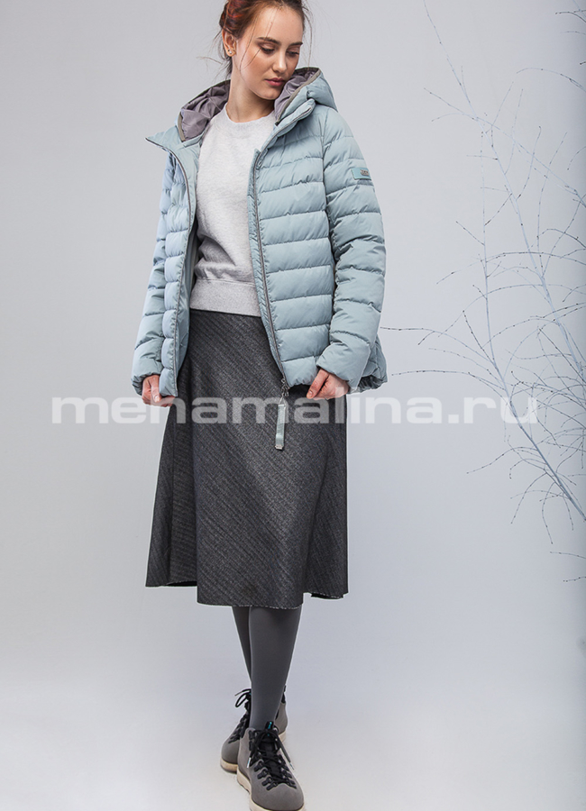 Женская куртка с капюшоном модель № П-186 в рассрочку