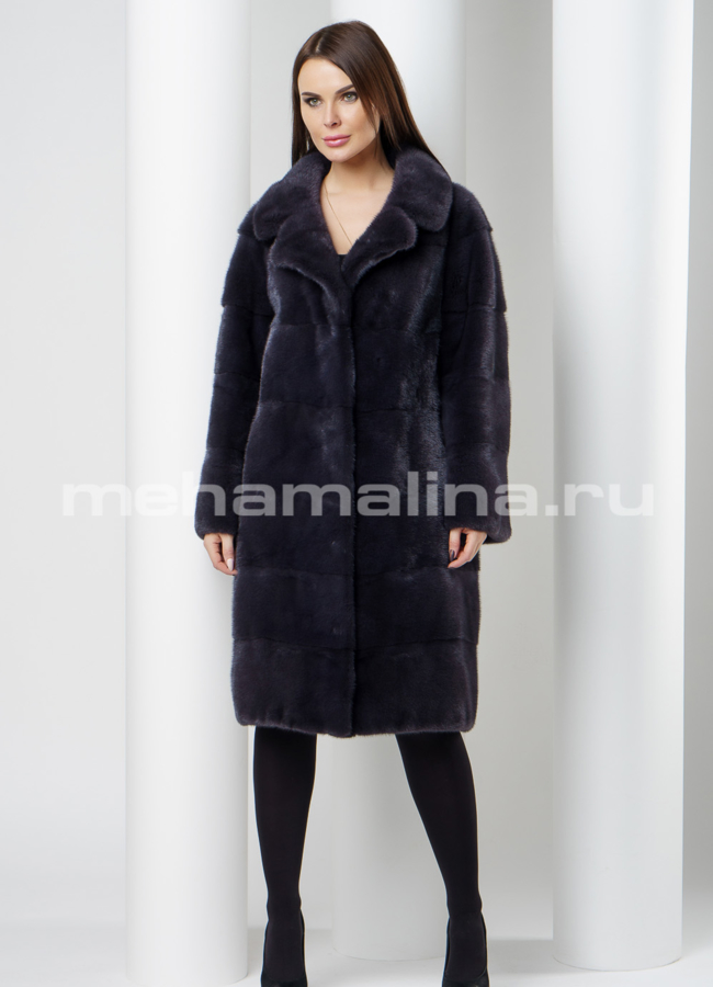 Шуба из меха норки модель № S-563 в рассрочку